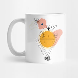 Abstract Geometric Line Art Mug